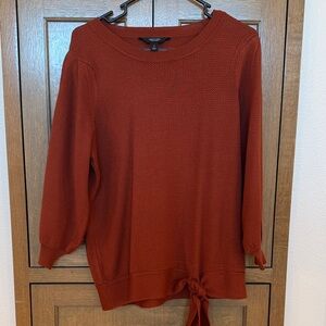 Simply Vera Vera Wang Rust Sweater